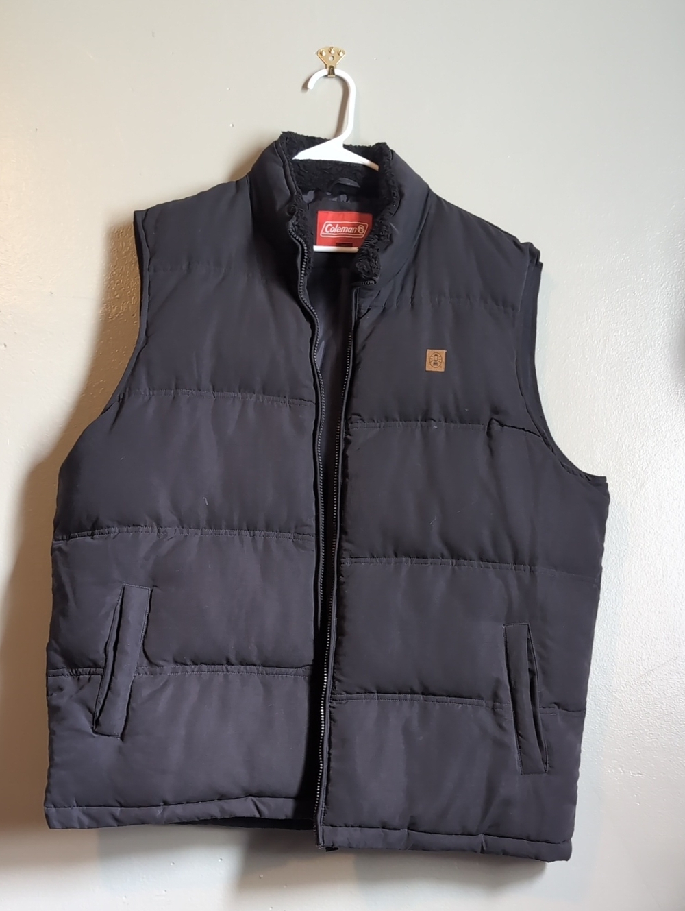 Coleman Black Quilted Puffer Vest